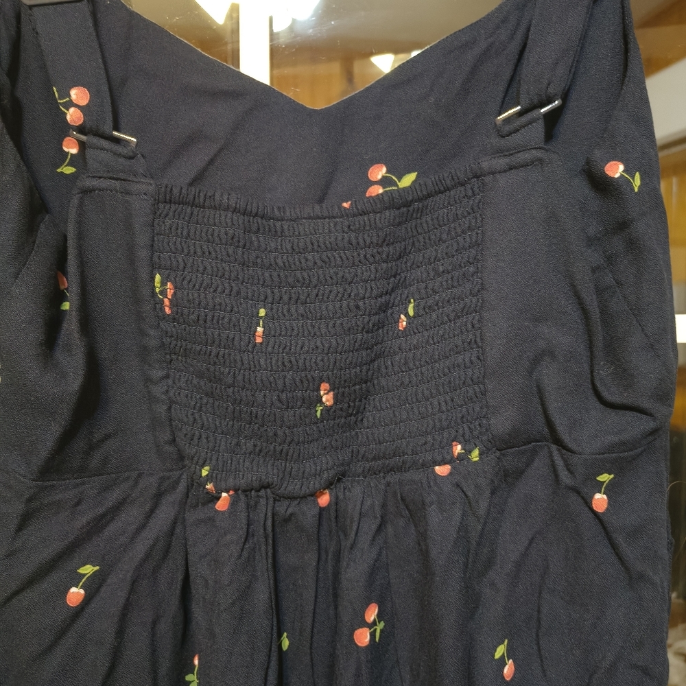 Cherry Print Navy Dress By Old Navy - Picture 5 of 10